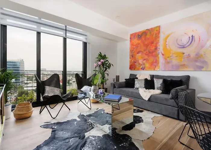 Stunning High-rise Panoramic Polanco 3bd Apartment Mexico City
